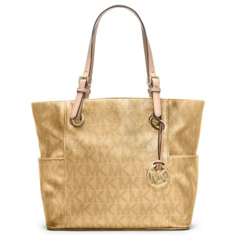 michael kors tote bag gold|michael kors gold handbag sale.